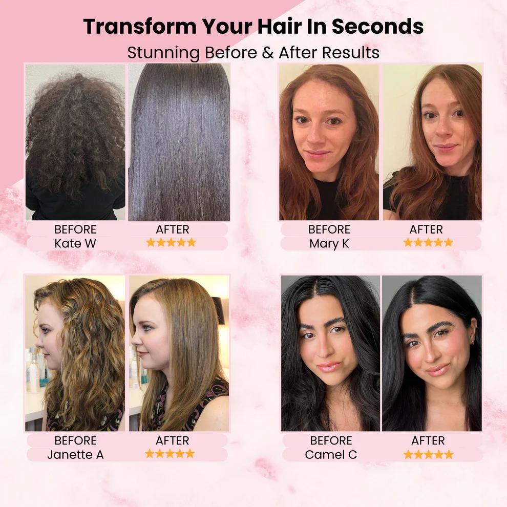 Mini hair straightener