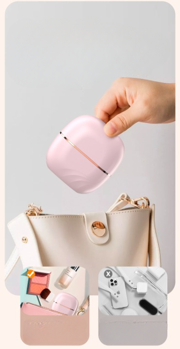 Mini hair straightener