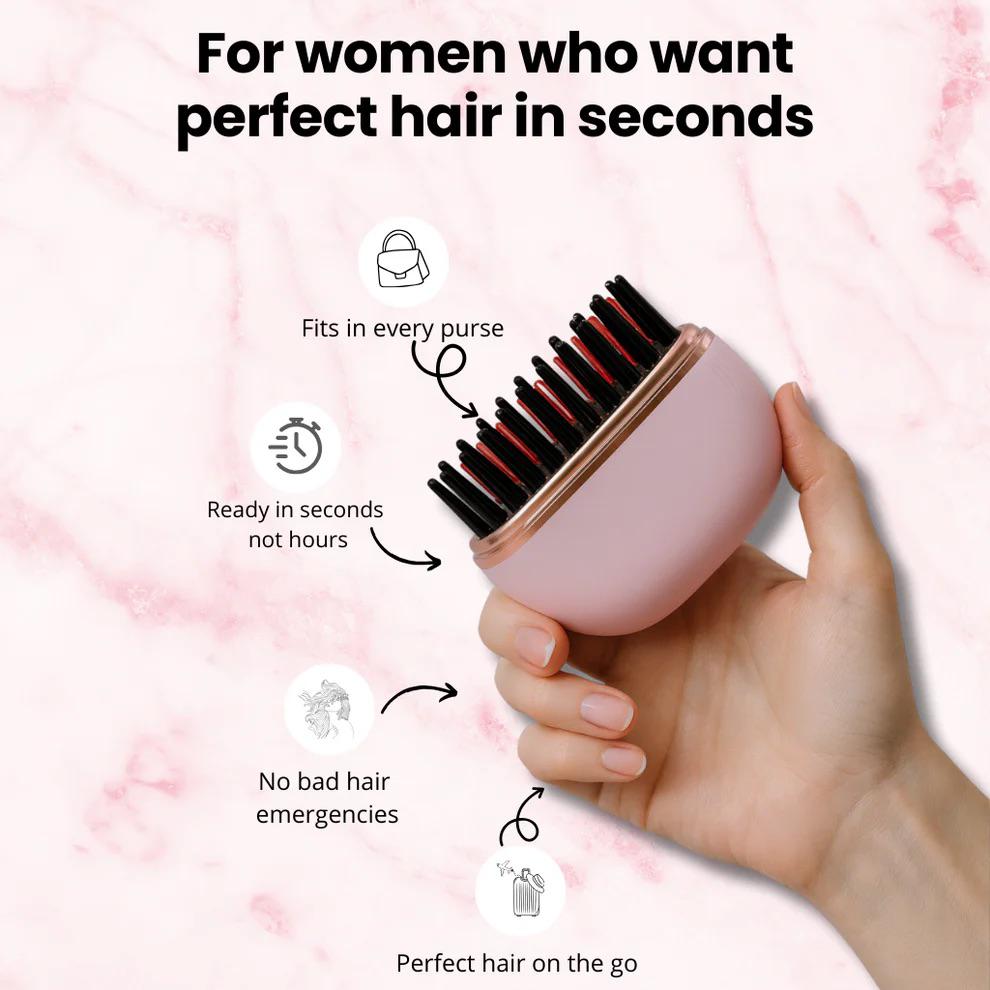 Mini hair straightener